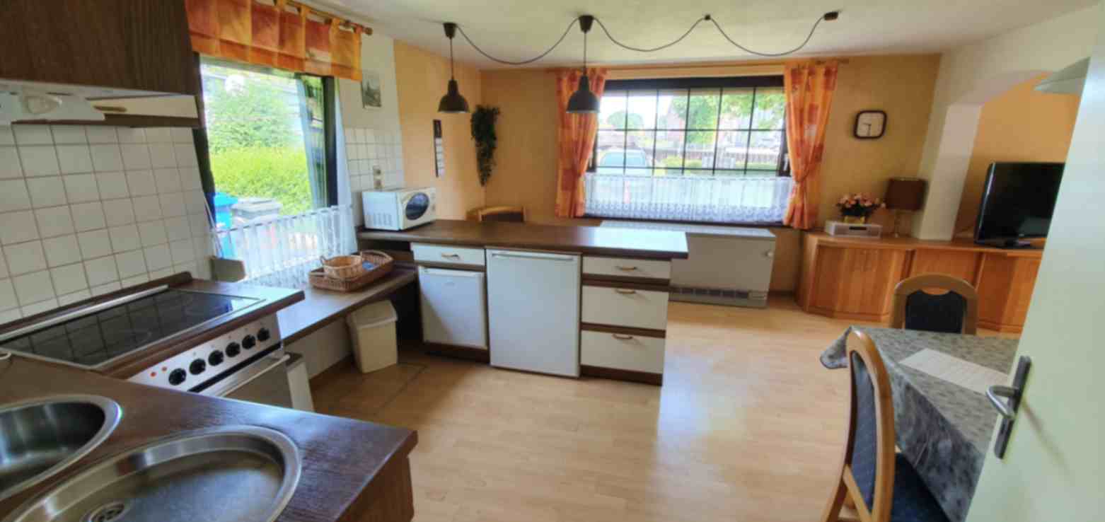 Eingerichtete Küche