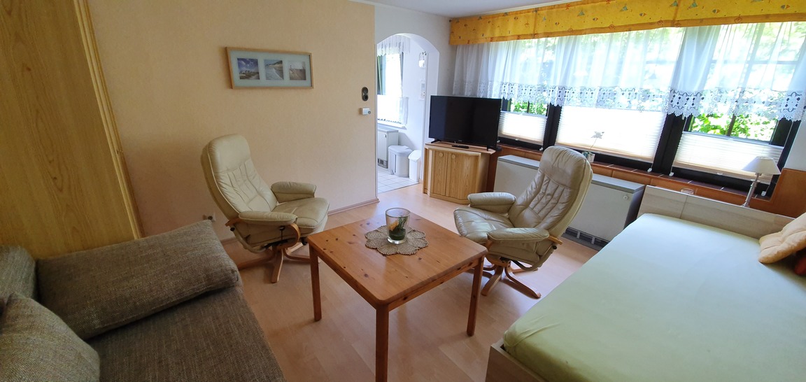 Gemütliches Wohnzimmer mit Relaxsesseln